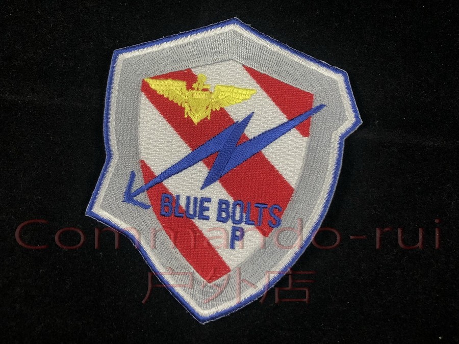 U.S. Navy NAVY VA-192 BLUE BOLTS BLUE BOLTS EMBROIDERY BADGES ARM BAGS