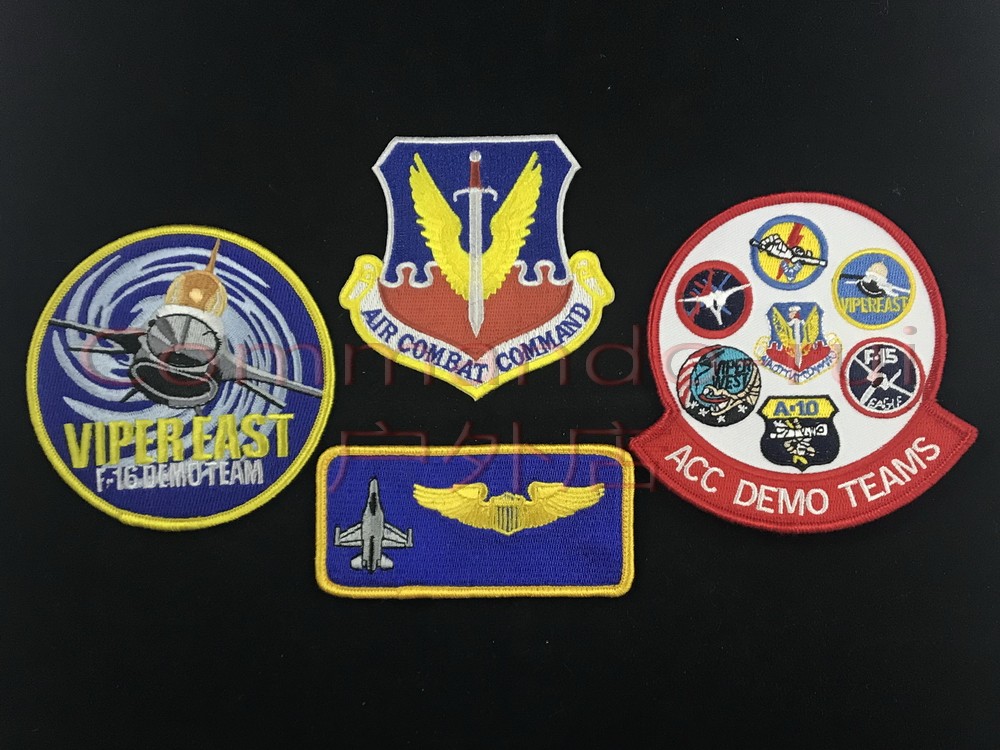 USAF Air Force USAF Air Fighting Command Demonstration Squadron ACC DEMO TEAM F-16 badge