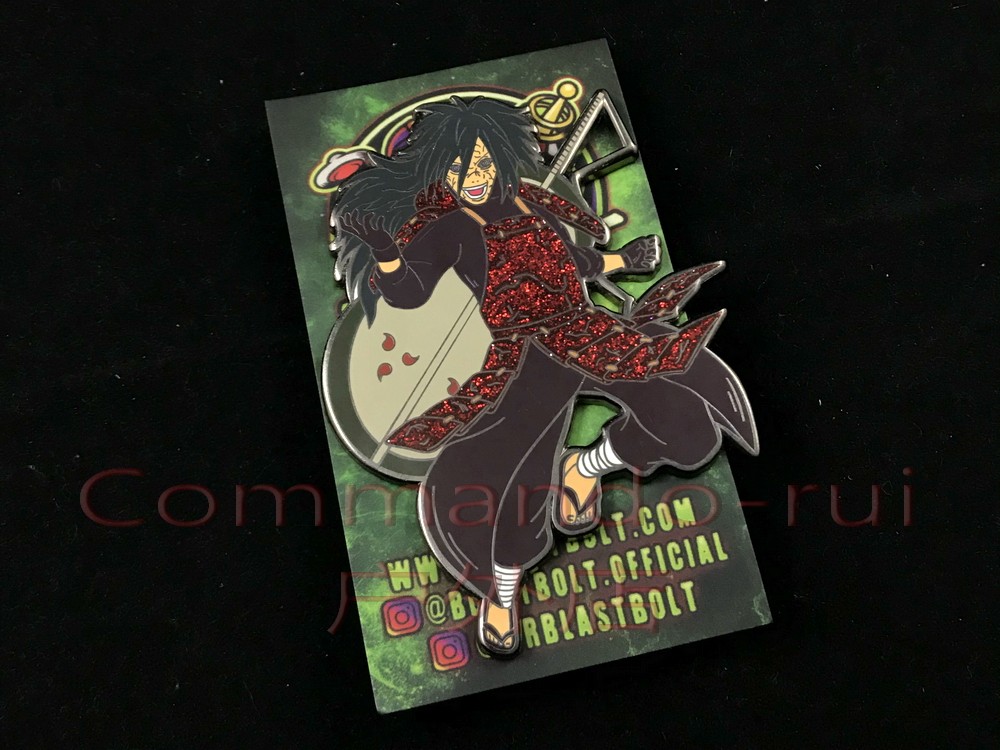 U.S. BLASTBOLT Naruto around Uchiha Madara Metal Badge PIN