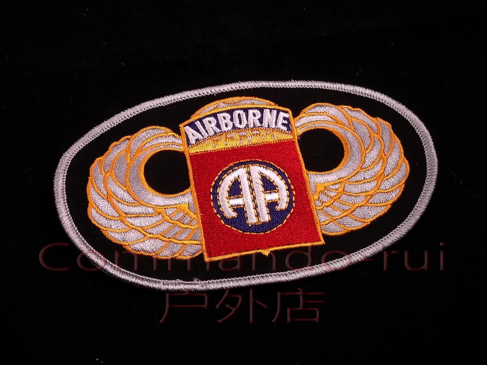 US Army USARMY 82nd Airborne Division 82nd Airborne Embroidery Badge 
