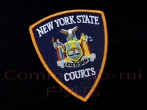 New York State Court of New York City NEW YORK STATE COURTS embroidery arm emblem