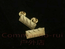 Lieutenant New York United States large size copper metal shoulder chapter