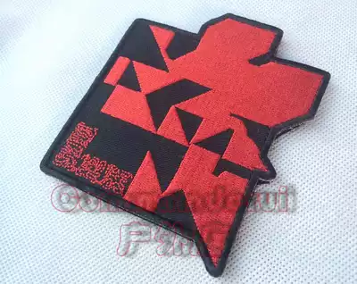 EVA Evangelion New Theatre Edition: Q NERV badge double-sided Velcro