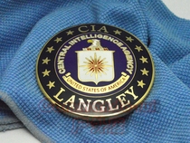 Collection of American Central Intelligence Metal Badge