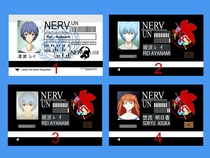 Neon Genesis Evangelion EVA Bus Card Traffic Card Sticker