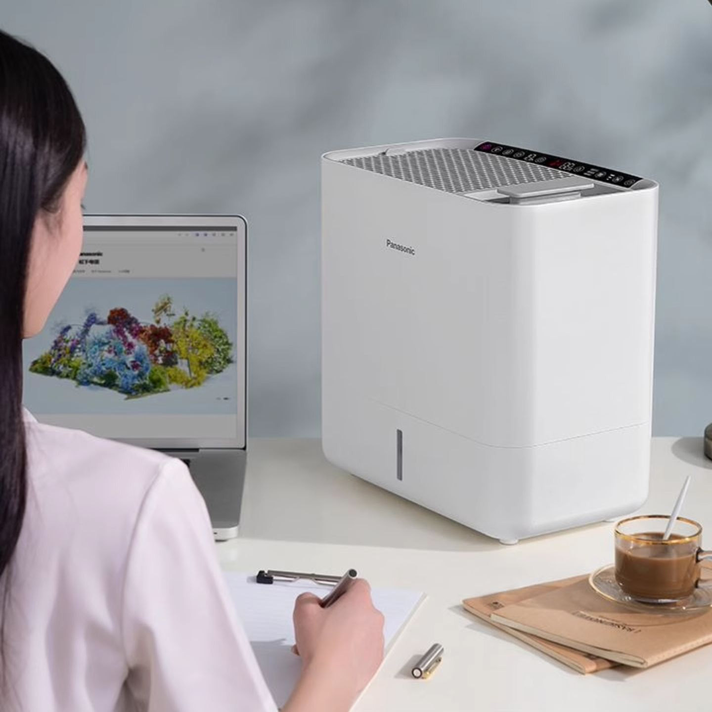 Panasonic Air Humidifier Smart Mist-Free Home Indoor Humidifier for Pregnant Women and Babies Bedroom Living Room Large Capacity Humidifier