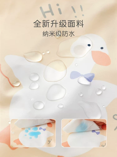 Детский слюнявчик подходит для мужчин и женщин для девочек, водонепроницаемый нагрудник, фартук, юбка на девочку для детского сада, анти-грязь, сзади на завязках, с карманом