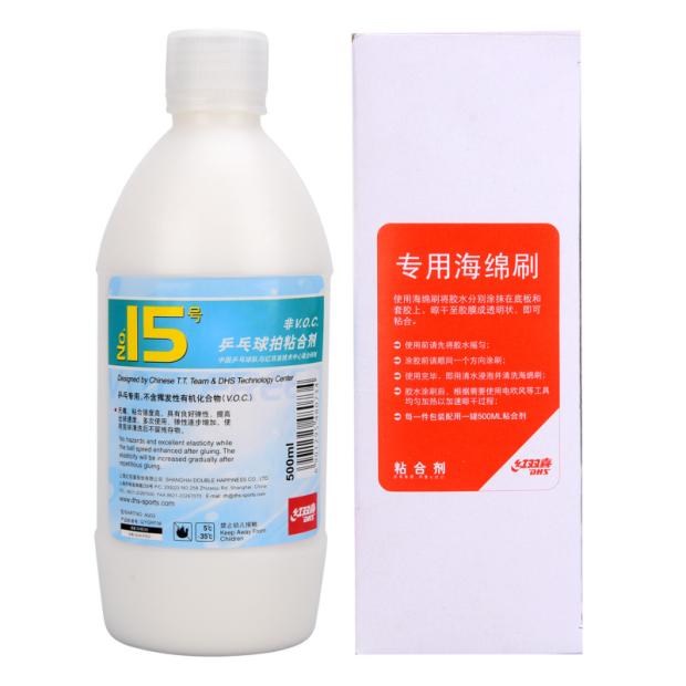 Tianyue Red Double Su 15 table tennis ball inorganic adhesive adhesive 500ML