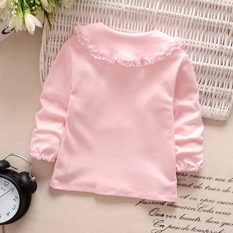 Chemise fille à manche longue en coton - Ref 2086312 Image 19