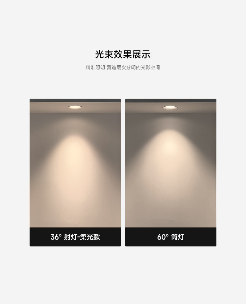 法式复古嵌入式射灯拉丝金防眩筒灯中古风托斯卡纳客厅无主灯 图文详情 19