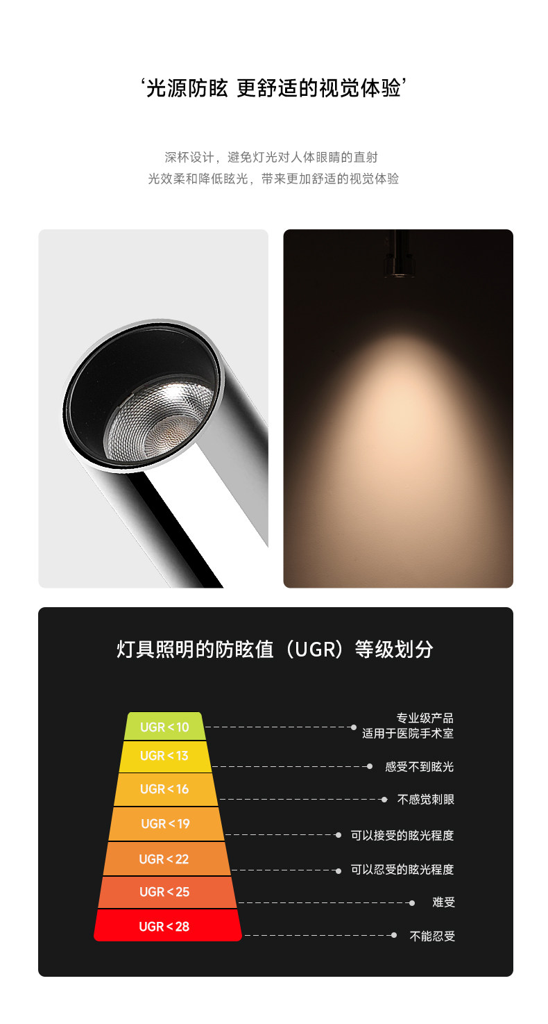 可拉伸不锈钢射灯嵌入式包豪斯银色可调角度伸缩折叠中古客厅智能 图文详情 12