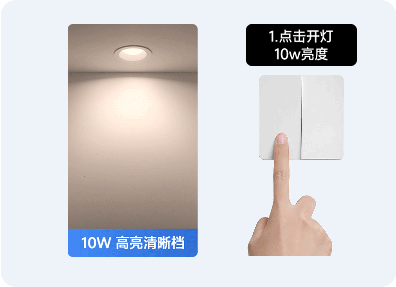 超薄筒灯侧发光嵌入式侧面灯带防眩护眼智能天花灯家用客厅无主灯 图文详情 6