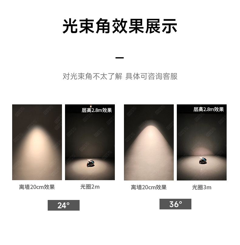 嵌入式可可蛋奶射灯小孔出光中古奶油风极薄隐形超防眩乳胶漆同色 图文详情 26