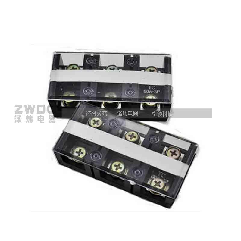 Stationary wiring terminal TC-1003 3P Large current wiring board terminal Block 100A 3 bits