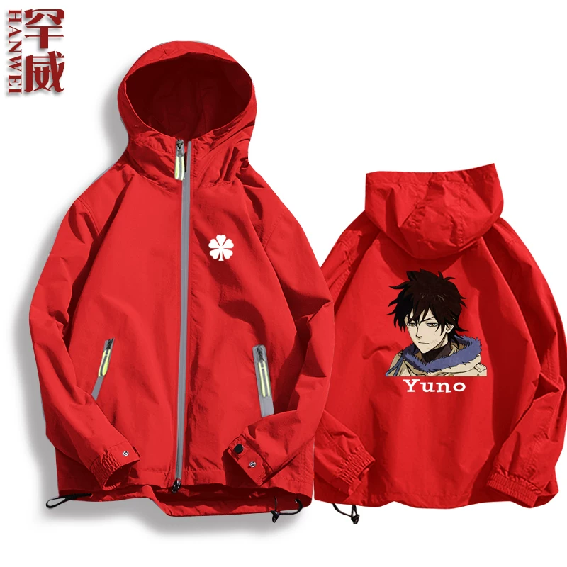Черная CLOVER Black Penta Cao Comic Anime Surrounding Jacket Connect мужская и женская куртка шляпы держатели