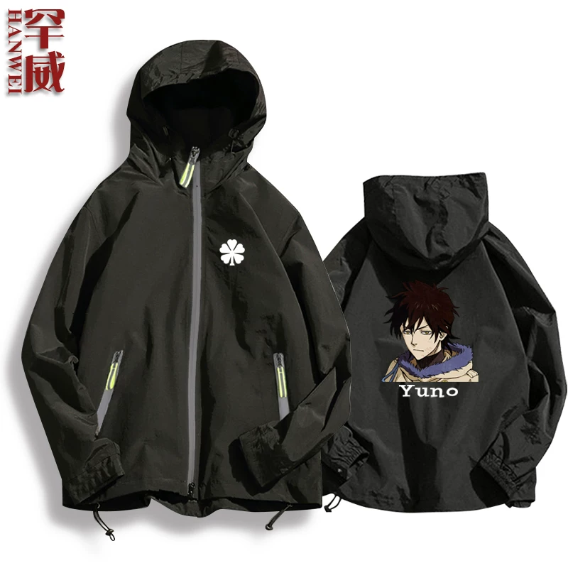 Черная CLOVER Black Penta Cao Comic Anime Surrounding Jacket Connect мужская и женская куртка шляпы держатели