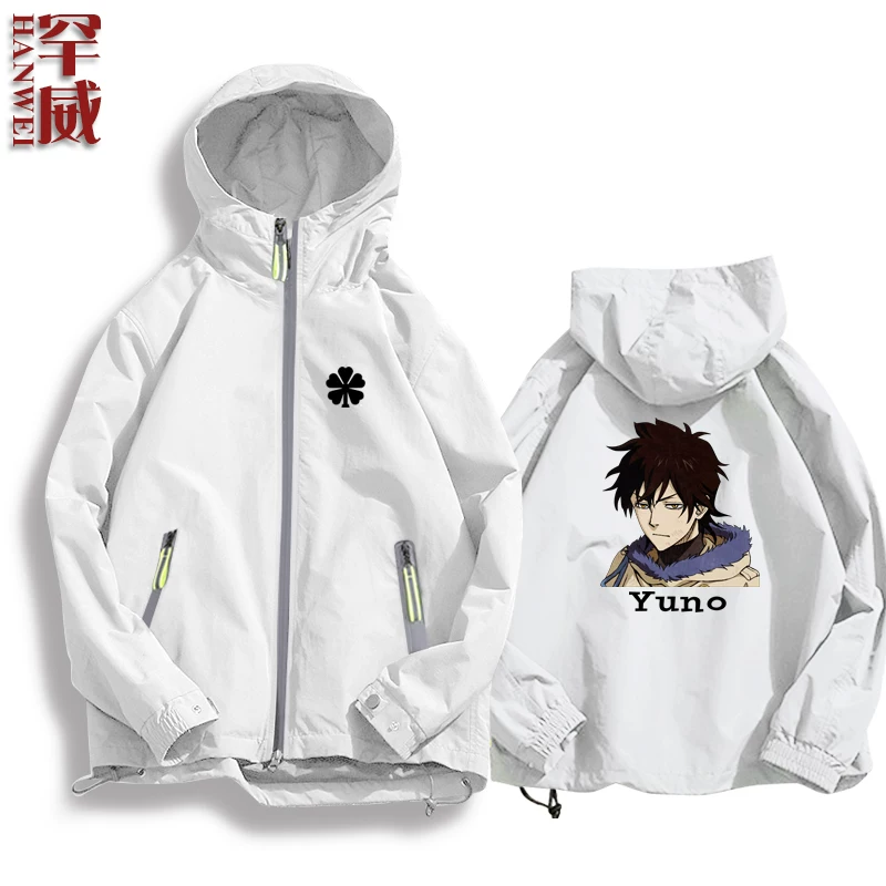 Черная CLOVER Black Penta Cao Comic Anime Surrounding Jacket Connect мужская и женская куртка шляпы держатели