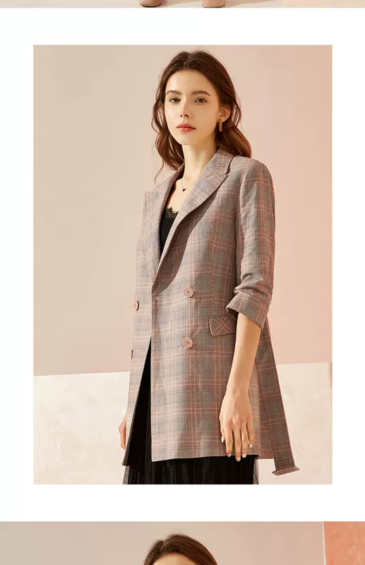 Học sinh La Chapel thả lỏng áo gió dài 2019 áo khoác mới mùa xuân kaki khí chất của phụ nữ - Trench Coat