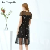 La Chapelle phù hợp với chiếc váy midi dài hai mảnh phù hợp với mùa hè 2020 thời trang mới thêu váy sequin nữ - váy đầm