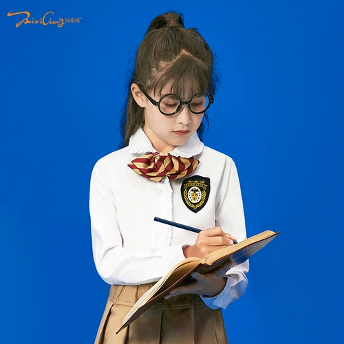 Детская рубашка для школьников, форма, осенний костюм