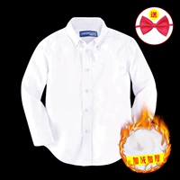 Белая флисовая галстук-бабочка