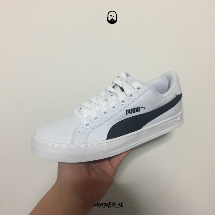 Giày thể thao màu đen và trắng PUMA / Puma Giày nam và nữ Giày trắng đôi giày vải yêu thích giày vải 359914-09 giày thể thao nữ màu đen