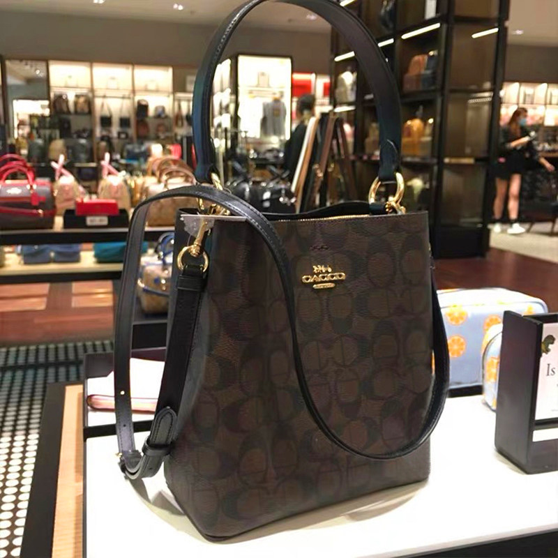Hong Kong women's bag new printing stray bag leather pet bag fashion casual shoulder crossbody portable bucket bag