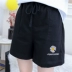 Cotton nguyên chất 2020 quần short nữ năm điểm quần short lỏng giản dị quần short thể thao hip hop - Quần short Quần short