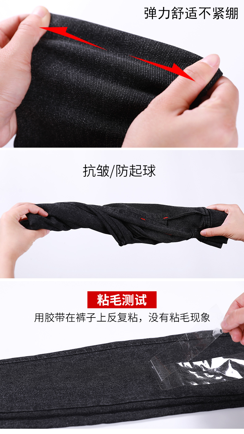 Quần legging mới 2018 màu đen giả denim bó sát bó sát mùa thu đông và nữ bút chì dày mùa đông cộng với nhung quần short thun nữ