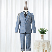 Boys suit suit suit 2021 new childrens dress model catwalk costume flower girl suit jacket kid