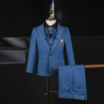 Childrens suit suit handsome boy flower girl dress piano performance uniform big boy boy suit autumn
