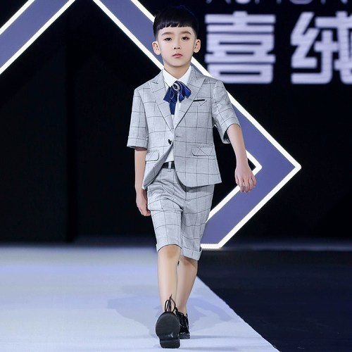 Детский летний классический костюм, костюм мальчика цветочника, платье, наряд для музыкальных выступлений для мальчиков