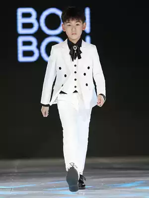 Children's suit suit three-piece flower girl dress boy suit
