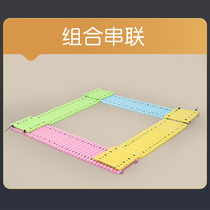 Kindergarten Child Sensory Training Equipment Early Education Home Teaching Aids Balance Trail Haptic Board Isalone Wood Bridge Toys