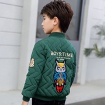 Autumn and winter clothing 2019 new middle and Big Boy coat jacket childrens foreign cotton clothes baseball clothing childrens clothing tide tide