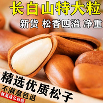 Changbai Mountain opening pine nuts original 500g extra large particles wild new goods northeast hand peeled nut snacks bulk