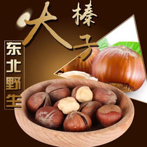 Changbai Mountain Wild Hazelnut Extra Large Grain Hand Peeling Original 500g New Northeast Nuts Fried Snacks Origin Straight Hair