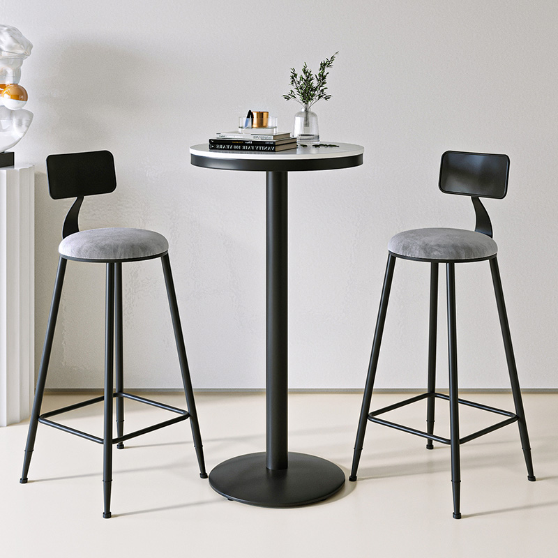 Rock Roundtable Bar Table Table and Chair Milk Tea Shop Leisure Billiarroom Commercial Table and Chair Bar Bar