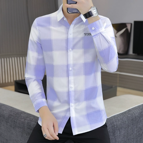 Осенняя рубашка для отдыха для школьников, подходит для подростков, в корейском стиле