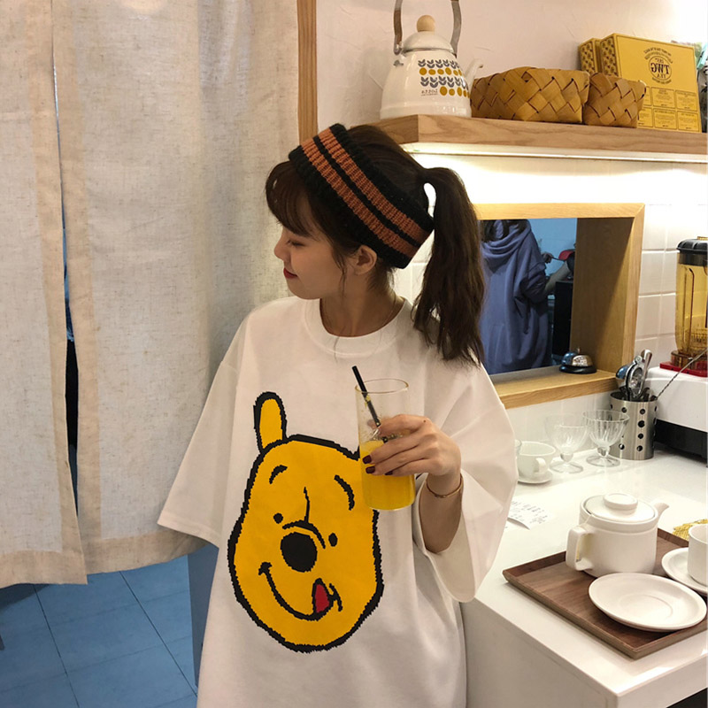 2 × WhiteKorean version easy Short sleeve Medium and long term T-shirt Port style Show thin Women's wear 2021 new pattern Europe and America ins tide upper clothes white
