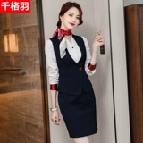 Униформа, комплект, комбинезон, рабочий классический костюм для отеля