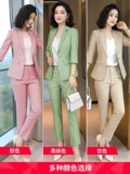 Весенний летний тонкий пиджак классического кроя, розовый комплект, комбинезон