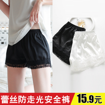 Safety pants anti-gloss womens summer thin lace can be worn on the outside with loose shorts large size leggings insurance pants