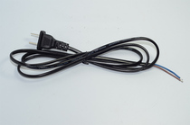 2*0 75 square 220V power input connection two plug power cord Switching power supply box connection cable