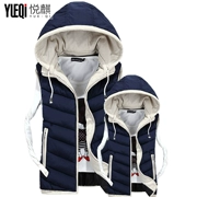 Cặp đôi cotton vest nam mùa thu đông Phiên bản Hàn Quốc của áo vest nam và nữ