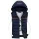 Cặp đôi vest nam cotton Mùa thu đông ngoài trời trùm đầu dày áo khoác không tay Hàn Quốc vest vest nam bình thường áo khoác ghi lê nam