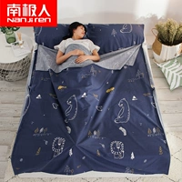 Antarctic khách sạn trên bẩn túi ngủ cotton dành cho người lớn du lịch khách sạn trong nhà di động khăn trải giường du lịch du lịch đôi túi ngủ hm