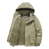 Осенняя куртка с капюшоном, весенняя рубашка, для среднего возраста, оверсайз, размер