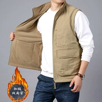 Хаки, флисовый, двусторонний