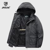 Осенняя куртка с капюшоном, весенняя рубашка, для среднего возраста, оверсайз, размер